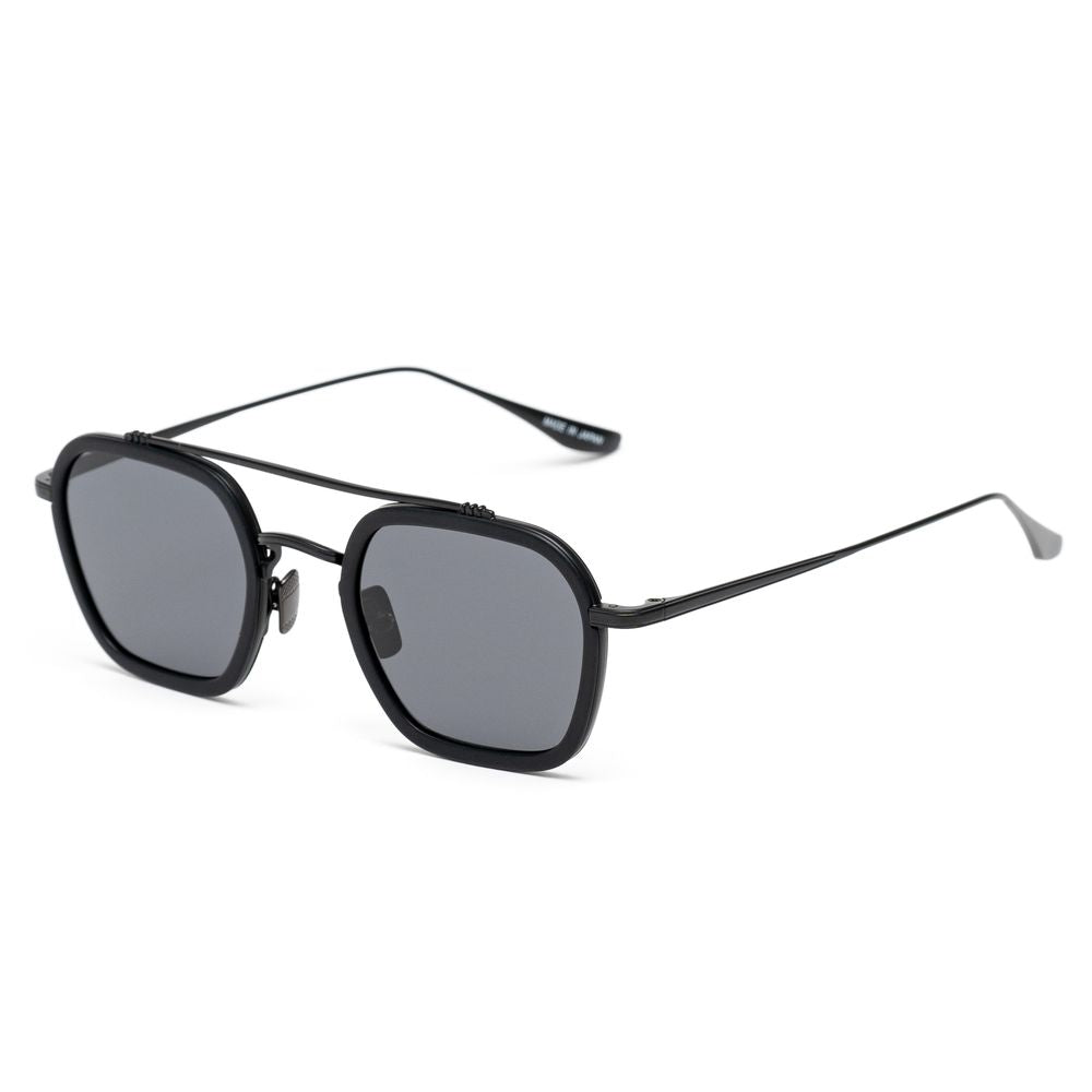 Belstaff Black Stainless Steel Sunglasses for Timeless Elegance