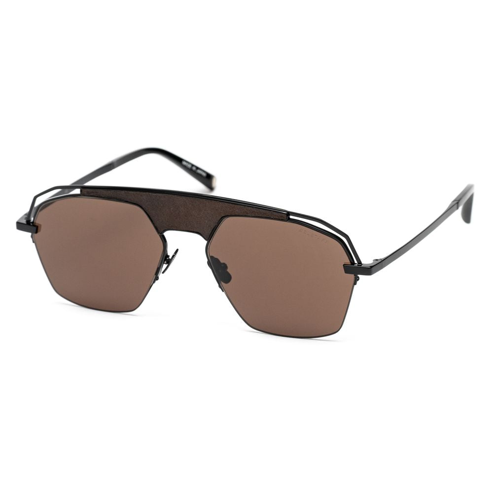 Belstaff Brown Titanium Sunglasses for Timeless Elegance