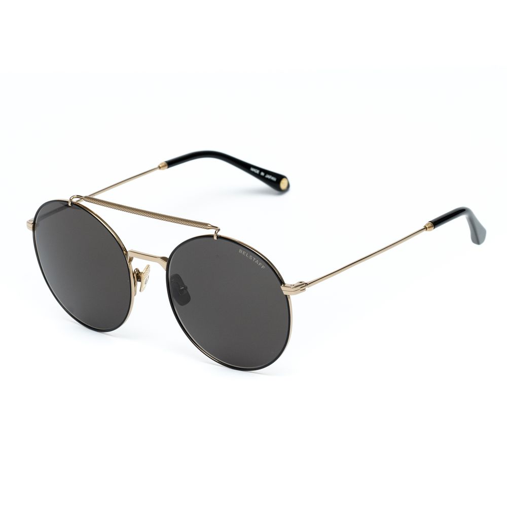 Belstaff Black Titanium Sunglasses for Timeless Elegance