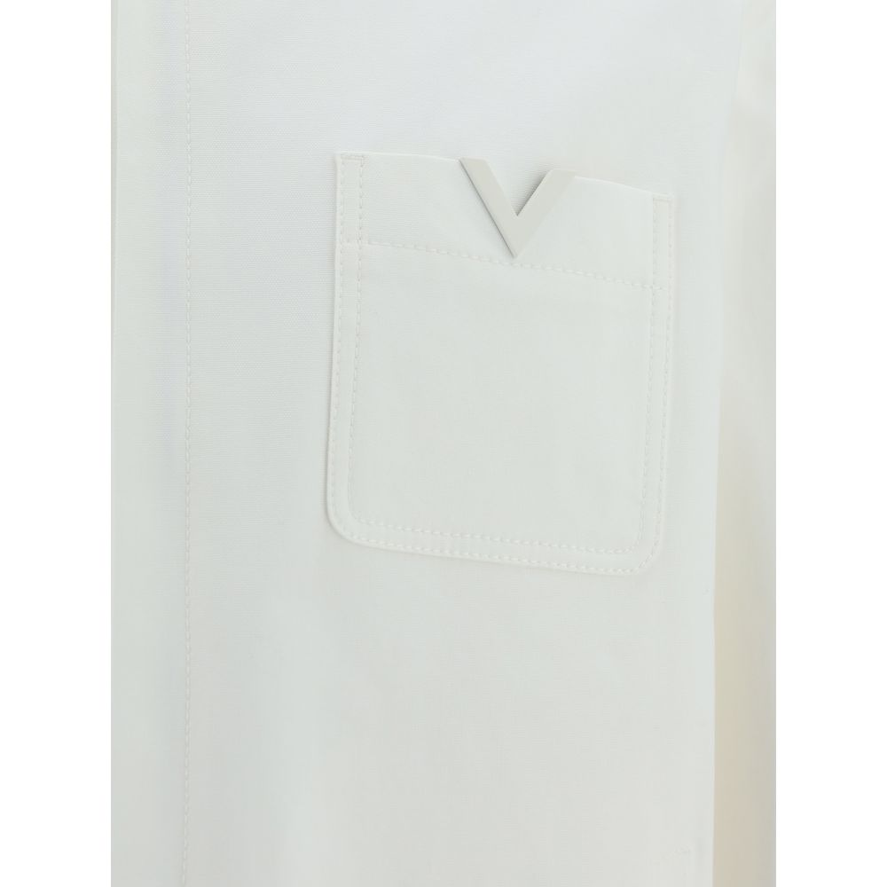 Valentino White Premium Cotton Shirt: Timeless Elegance in Premium Cotton