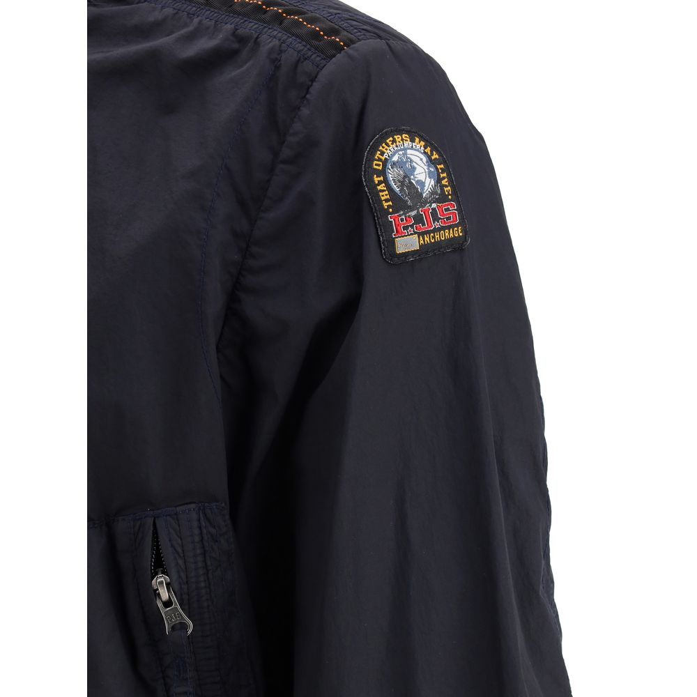 Parajumpers Navy Cotton Ash Jacket - Refined Casual Elegance