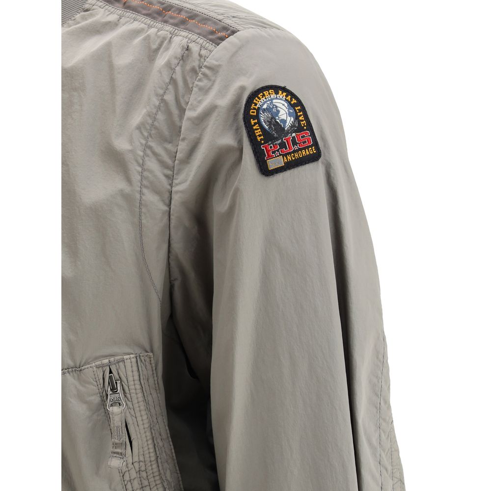 Parajumpers Grey Cotton Ash Jacket: Timeless Elegance Redefined