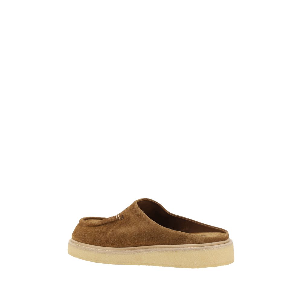 Marni Beige Suede Mules - Sophisticated Elegance Redefined