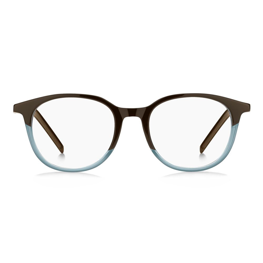 Hugo Boss Brown Blue Acetate Frames for Timeless Elegance