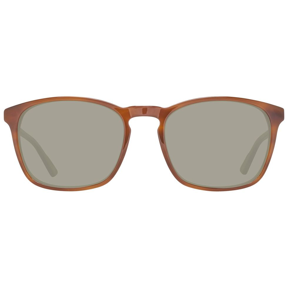 Helly Hansen Brown Acetate Sunglasses for Timeless Elegance