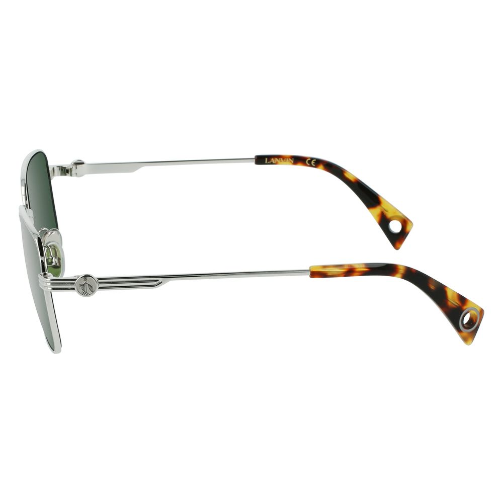 Lanvin Gray Metal Sunglasses - Timeless Elegance Redefined