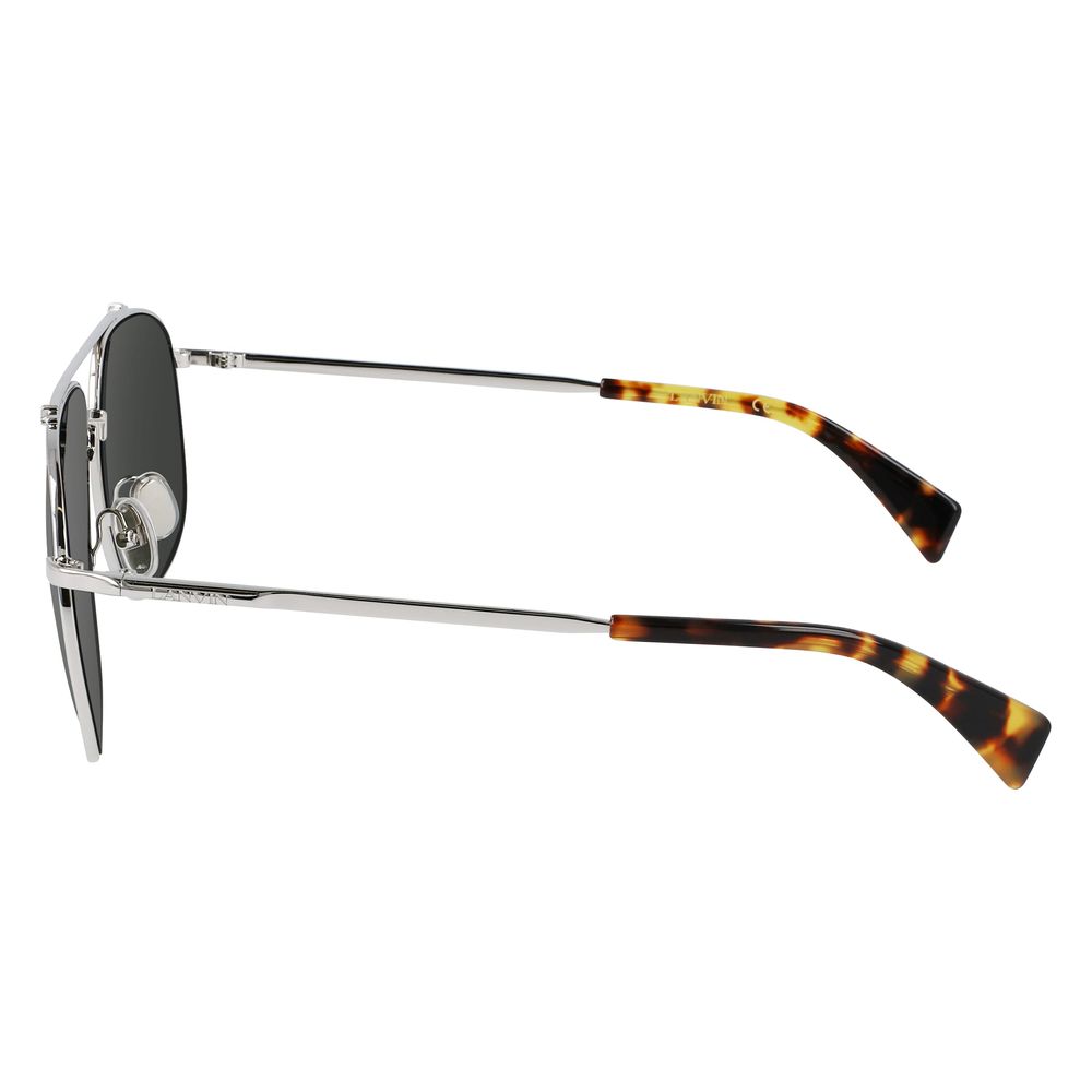 Lanvin Gray Metal Sunglasses for Timeless Elegance