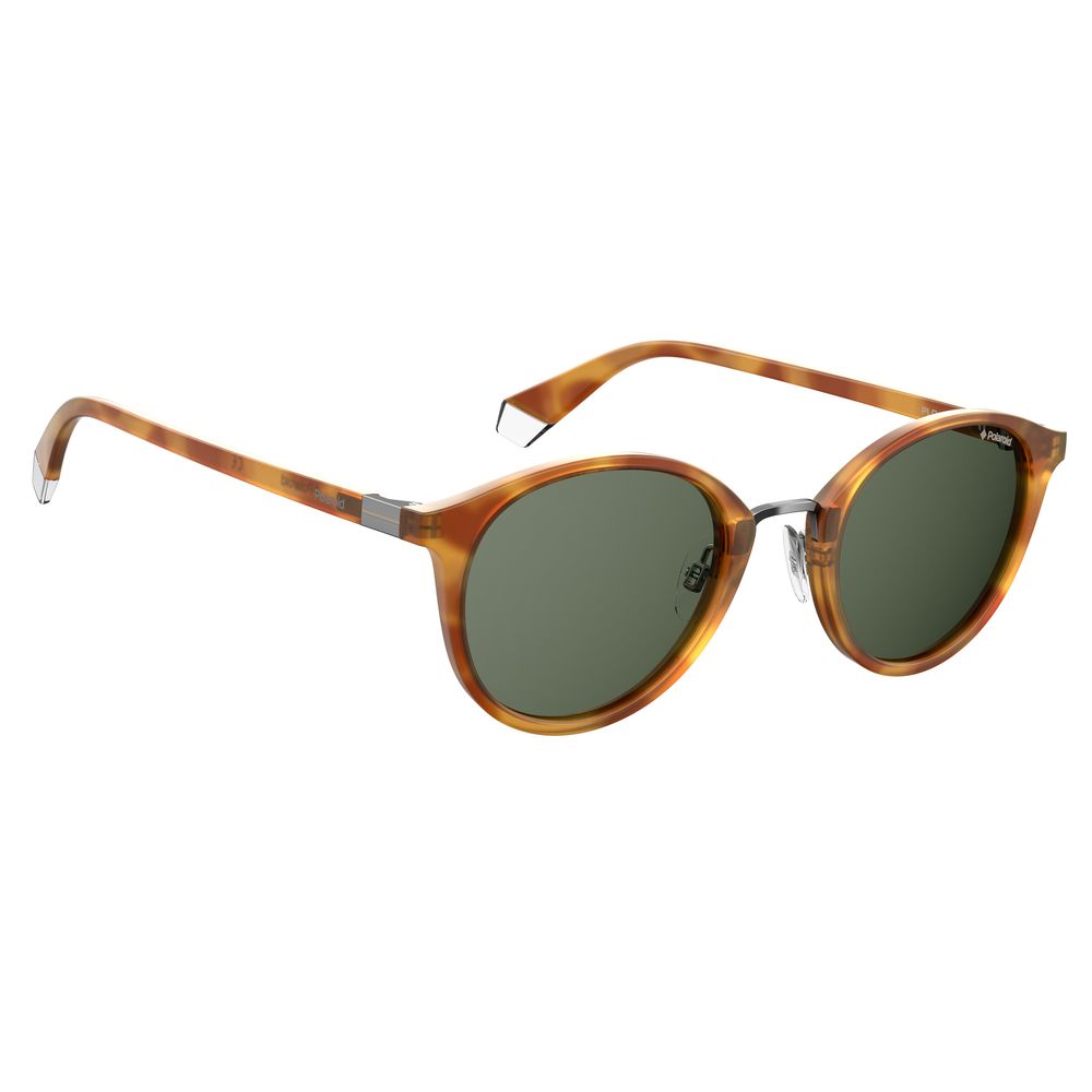 Polaroid Brown Acetate Sunglasses with Polarized Lenses