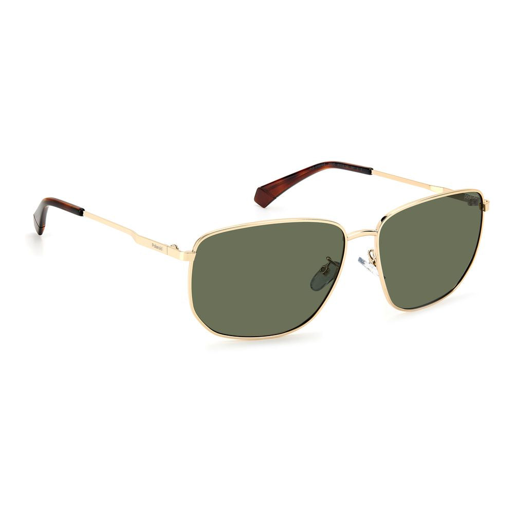 Polaroid Gold Metal Sunglasses for Elevated Luxury Style