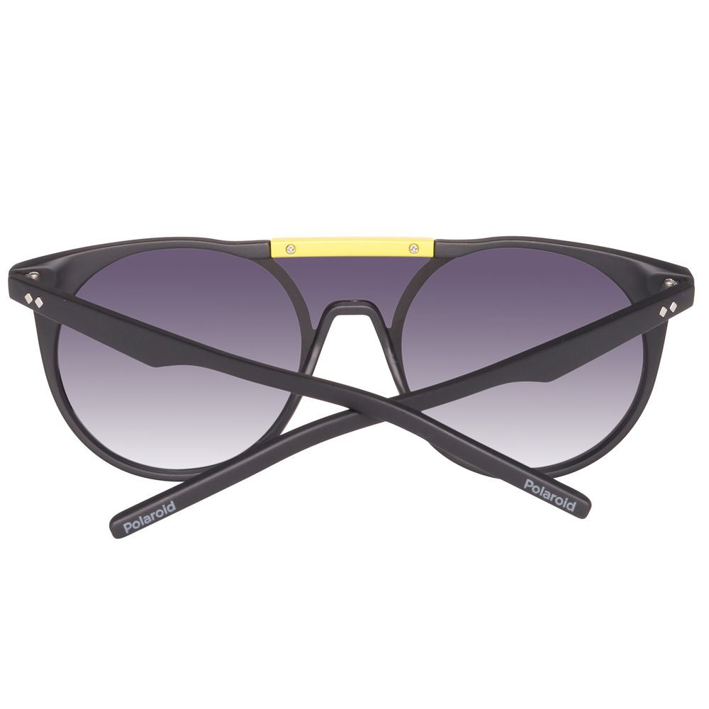 Polaroid Black Acetate Sunglasses for Timeless Elegance