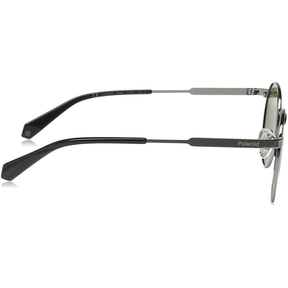 Polaroid Silver Metal Sunglasses with Polarized Lenses