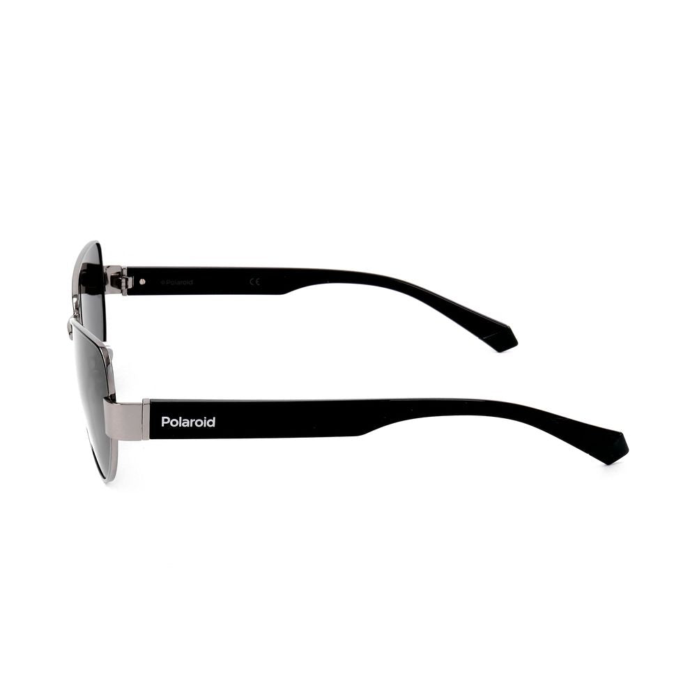 Polaroid Black Polycarbonate Sunglasses for Timeless Elegance
