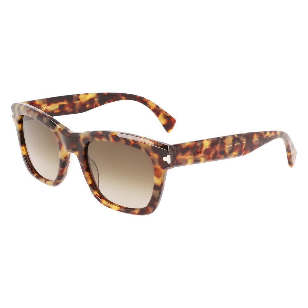 Lanvin Brown Acetate Sunglasses for Timeless Elegance