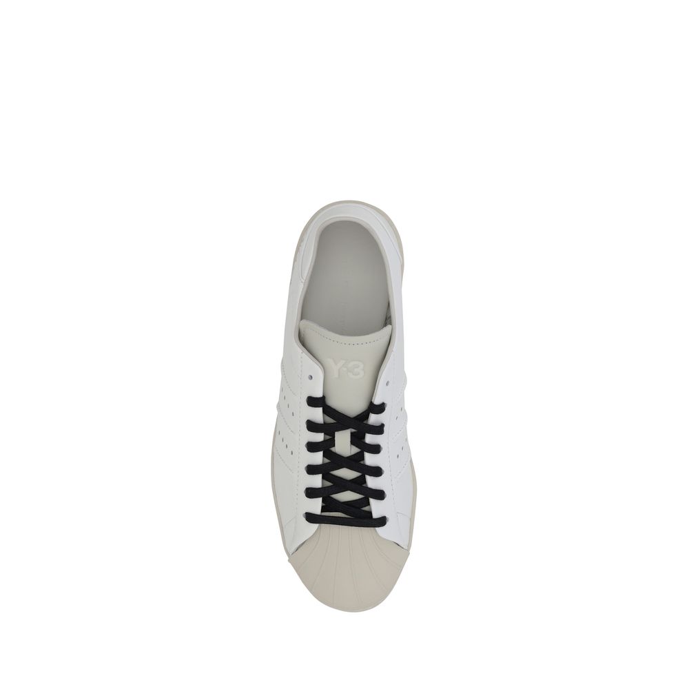 Y-3 White Leather Stan Smith Sneakers: Timeless Elegance Redefined