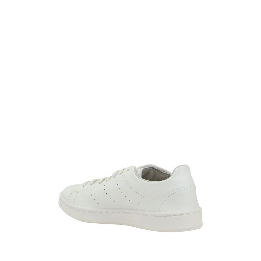 Y-3 White Leather Stan Smith Sneakers for Effortless Sophistication