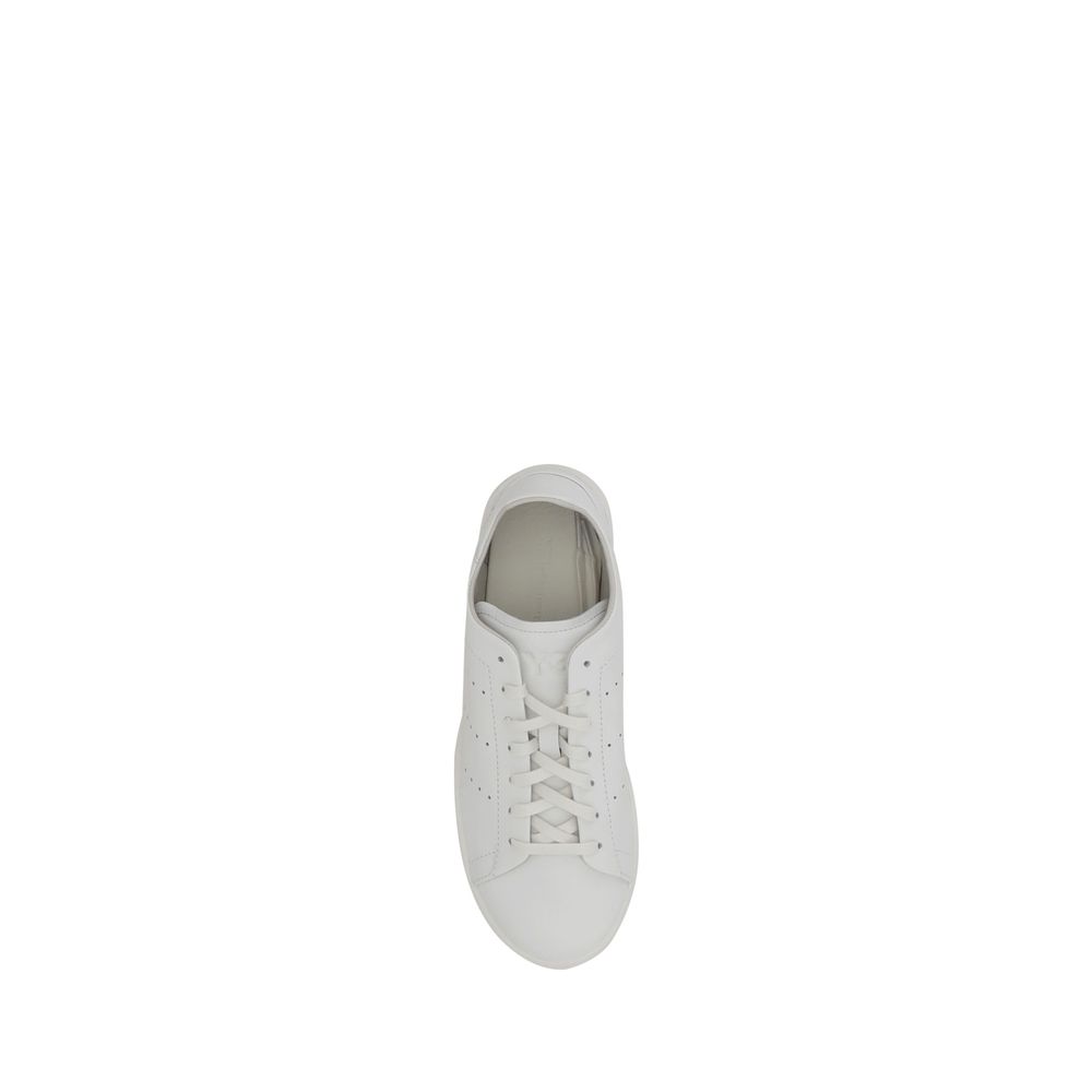 Y-3 White Leather Stan Smith Sneakers for Effortless Sophistication