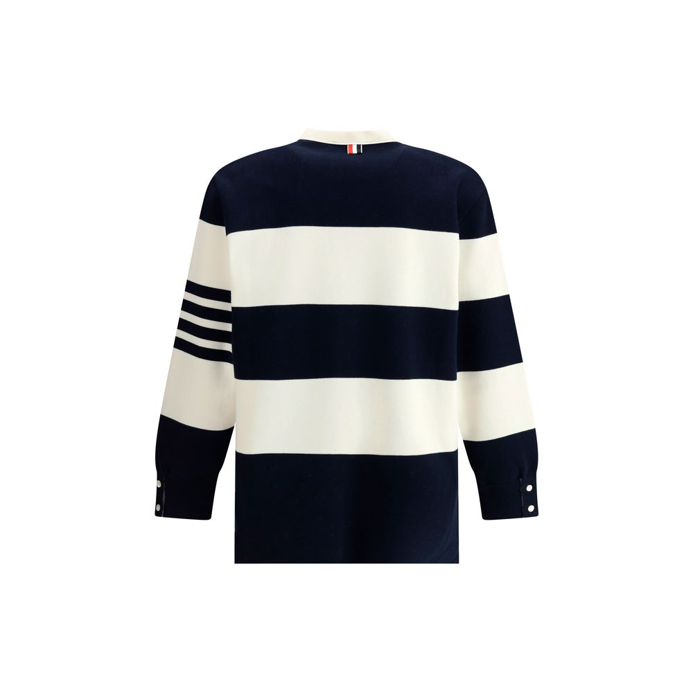 Thom Browne Grey Luxurious Cotton Blend Cardigan