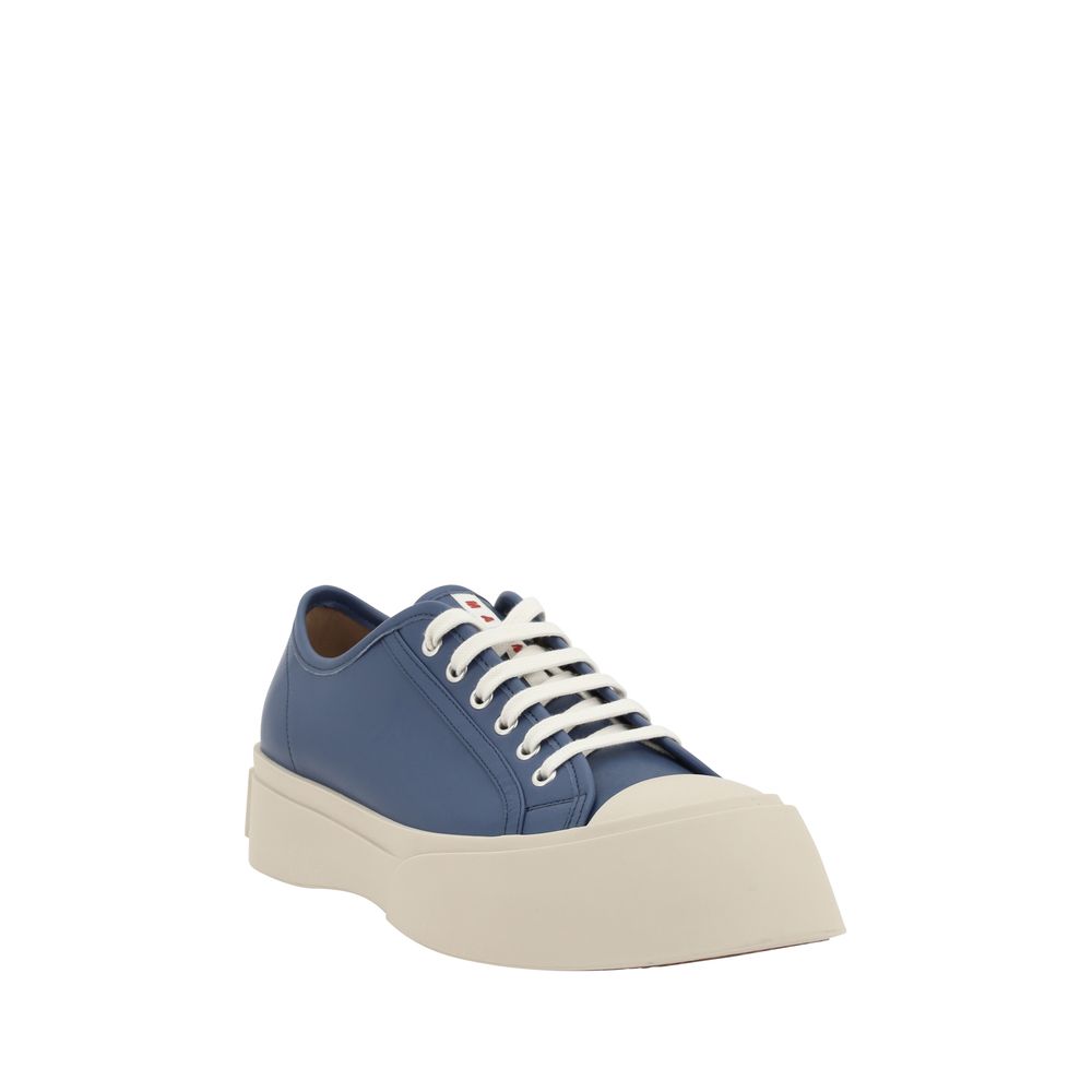 Marni White Napa Leather Pablo Sneakers