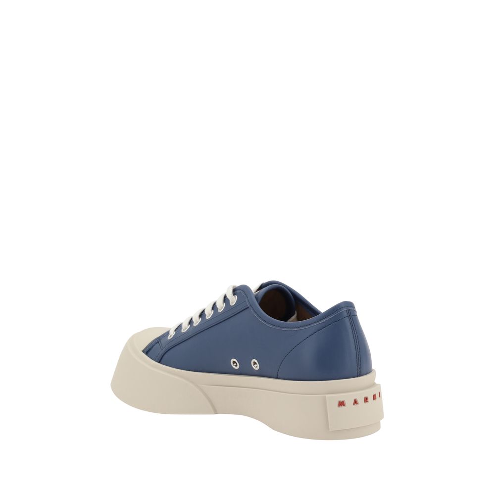 Marni White Napa Leather Pablo Sneakers