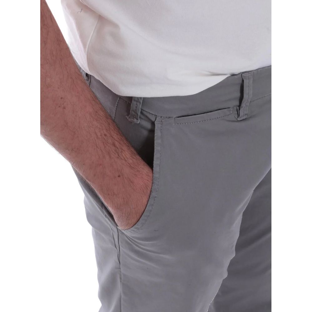 Yes Zee Gray Cotton Jeans & Pant for Timeless Elegance