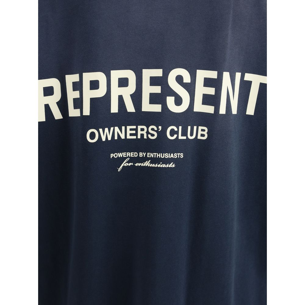 Represent White Cotton T-Shirt - Modern Elegance in Luxury Fashion