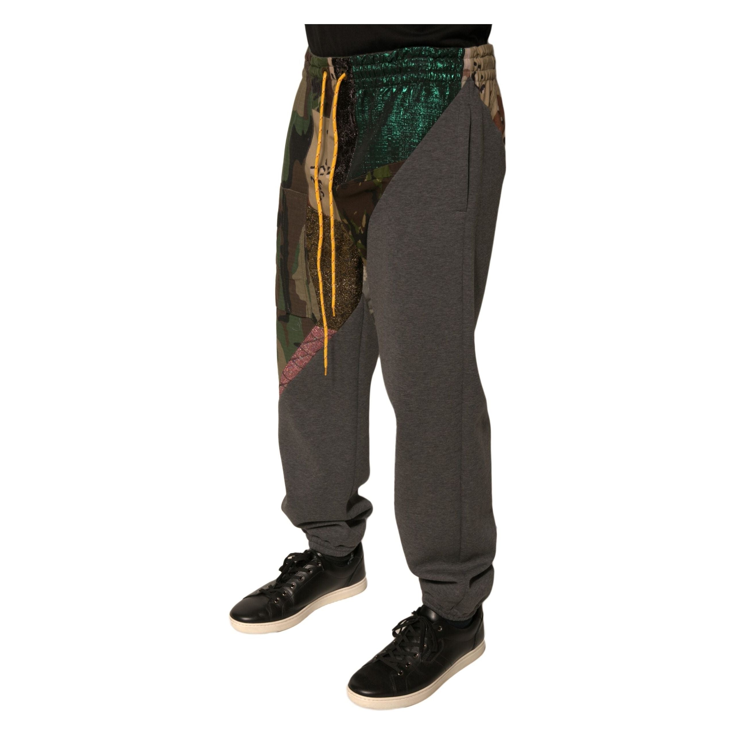 Dolce & Gabbana Multicolor Cotton Jogger Sweatpants