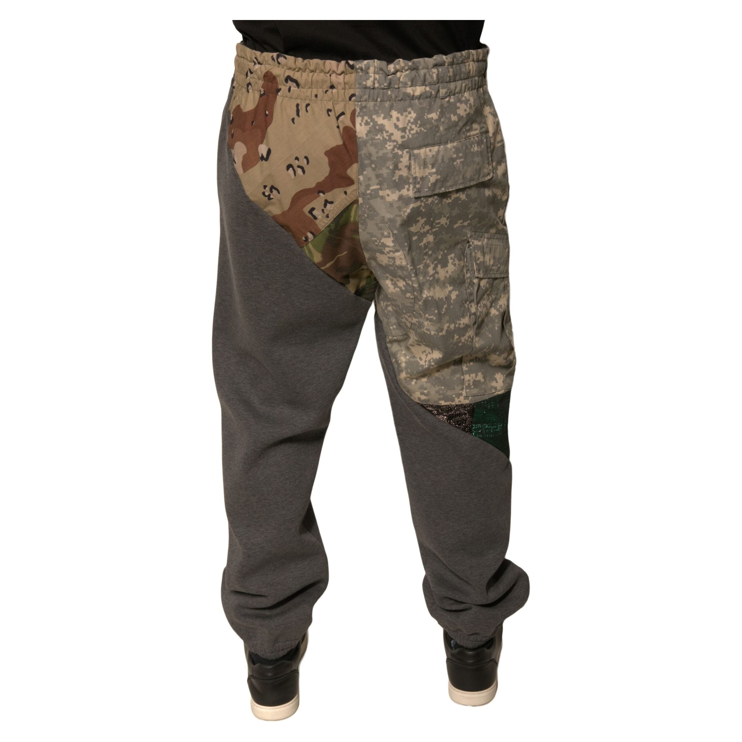 Dolce & Gabbana Multicolor Cotton Jogger Sweatpants