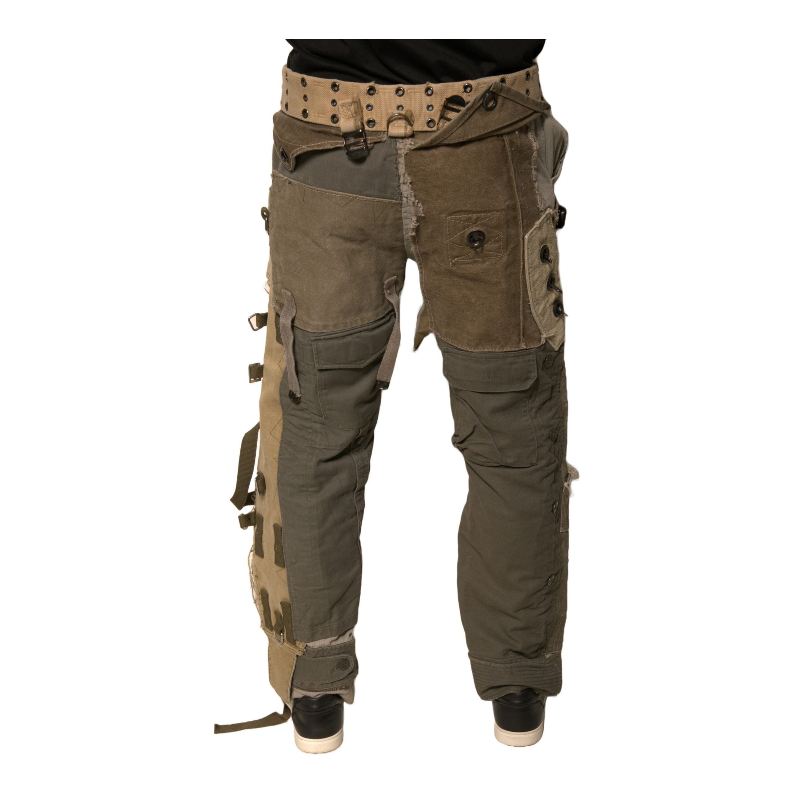 Dolce & Gabbana Multicolor Cotton Cargo Pants