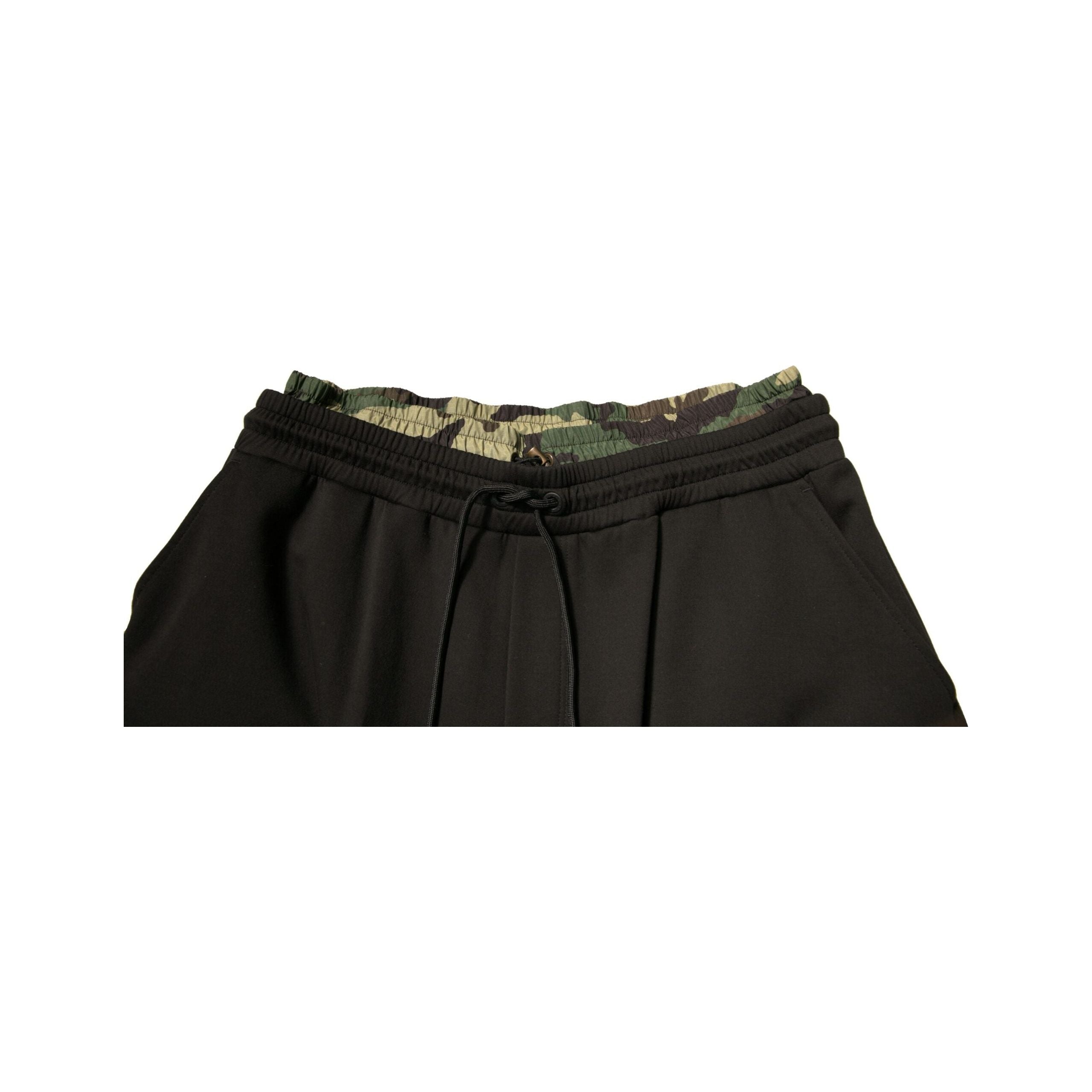 Dolce & Gabbana Black Camouflage Cotton Jogger Cargo Pants