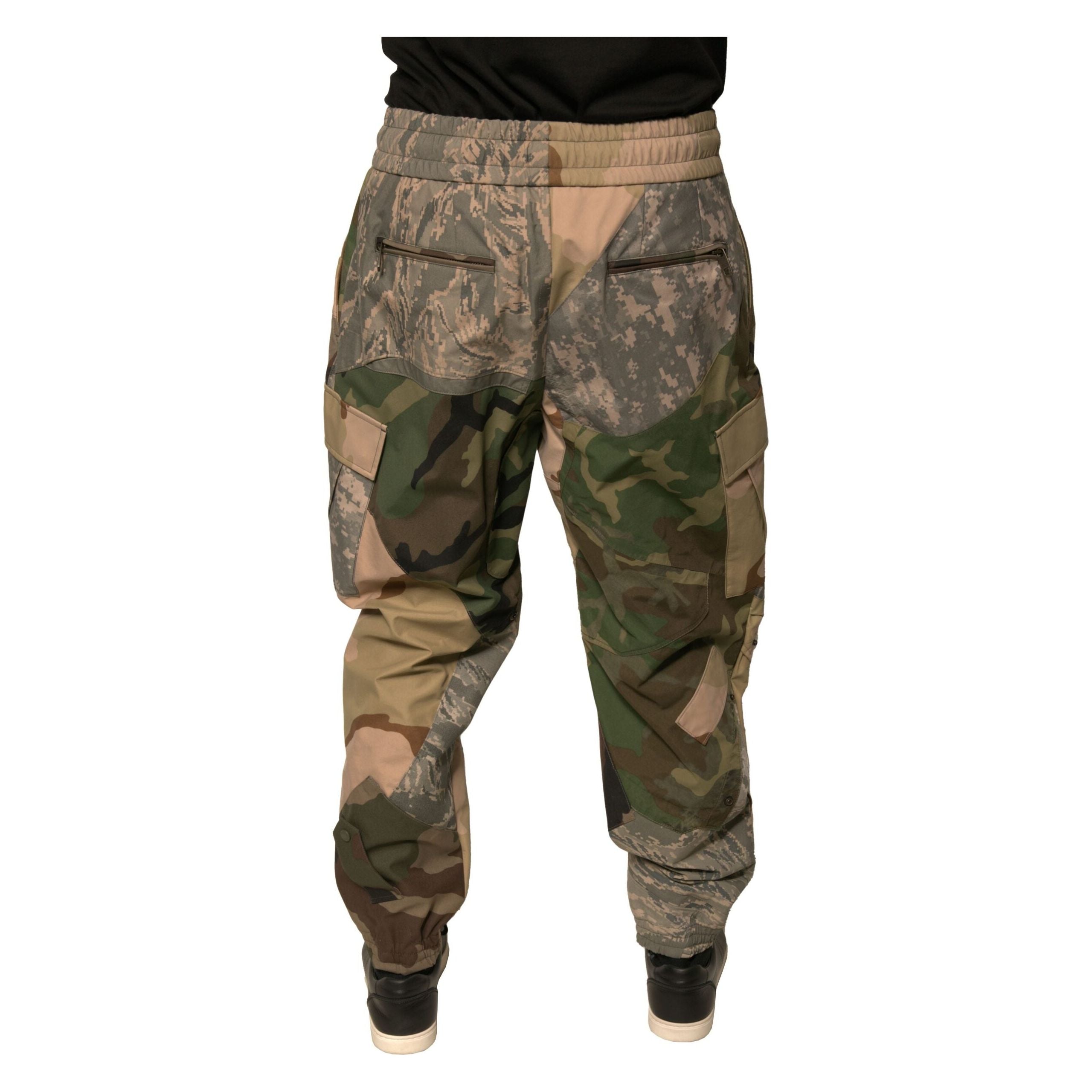 Dolce & Gabbana Multicolor Cotton Jogger Sweatpants