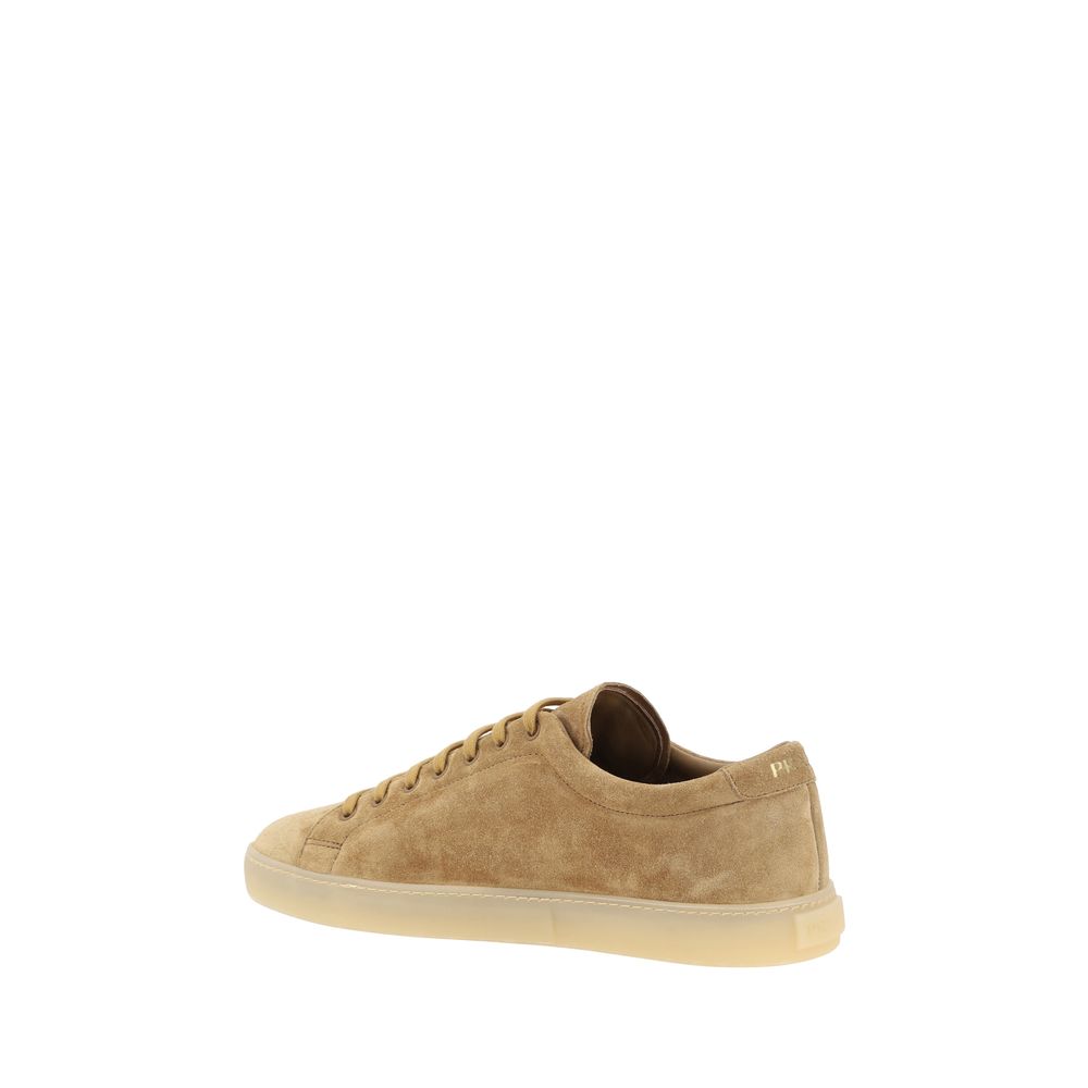 Prada Beige Suede Sneakers: Effortless Luxury for Every Occasion