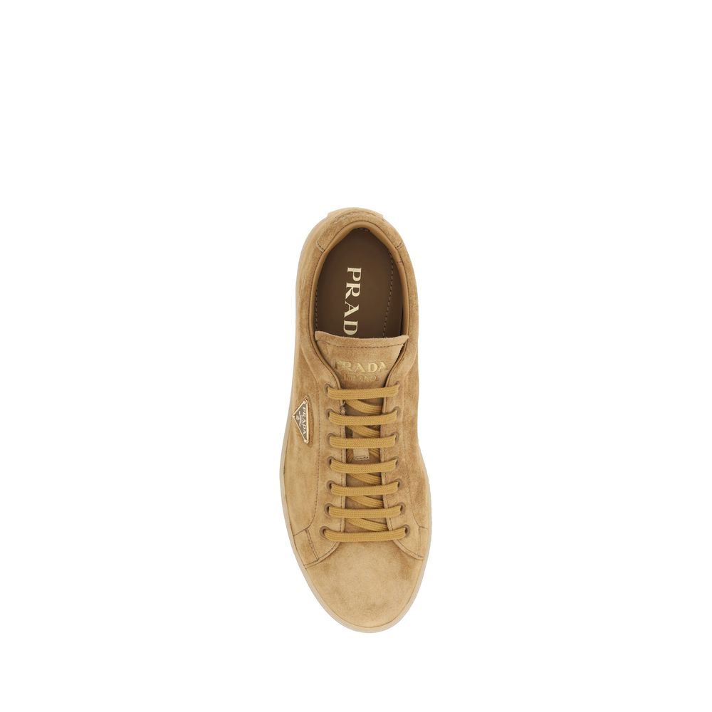 Prada Beige Suede Sneakers: Effortless Luxury for Every Occasion