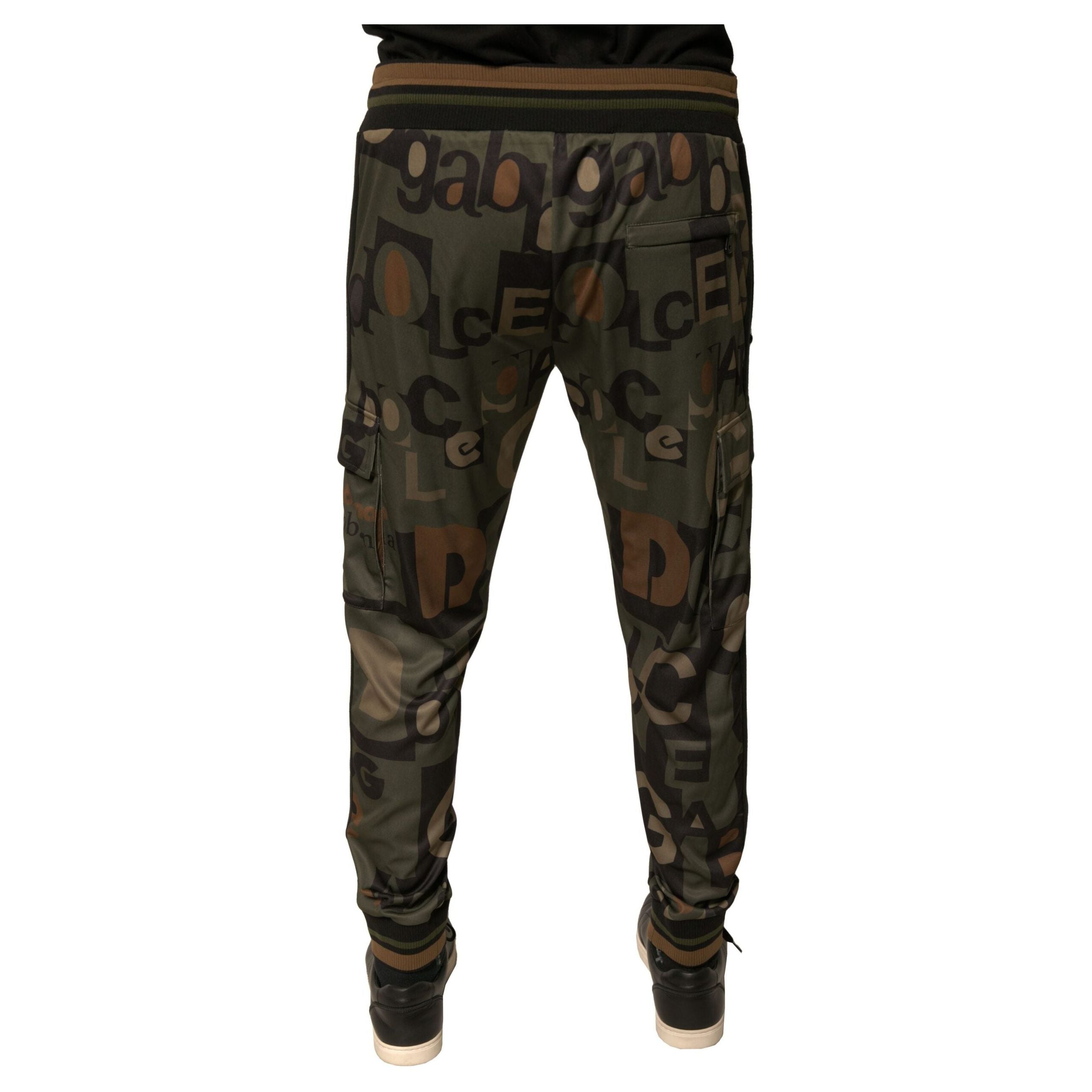 Dolce & Gabbana Multicolor Cotton Cargo Jogger Pants
