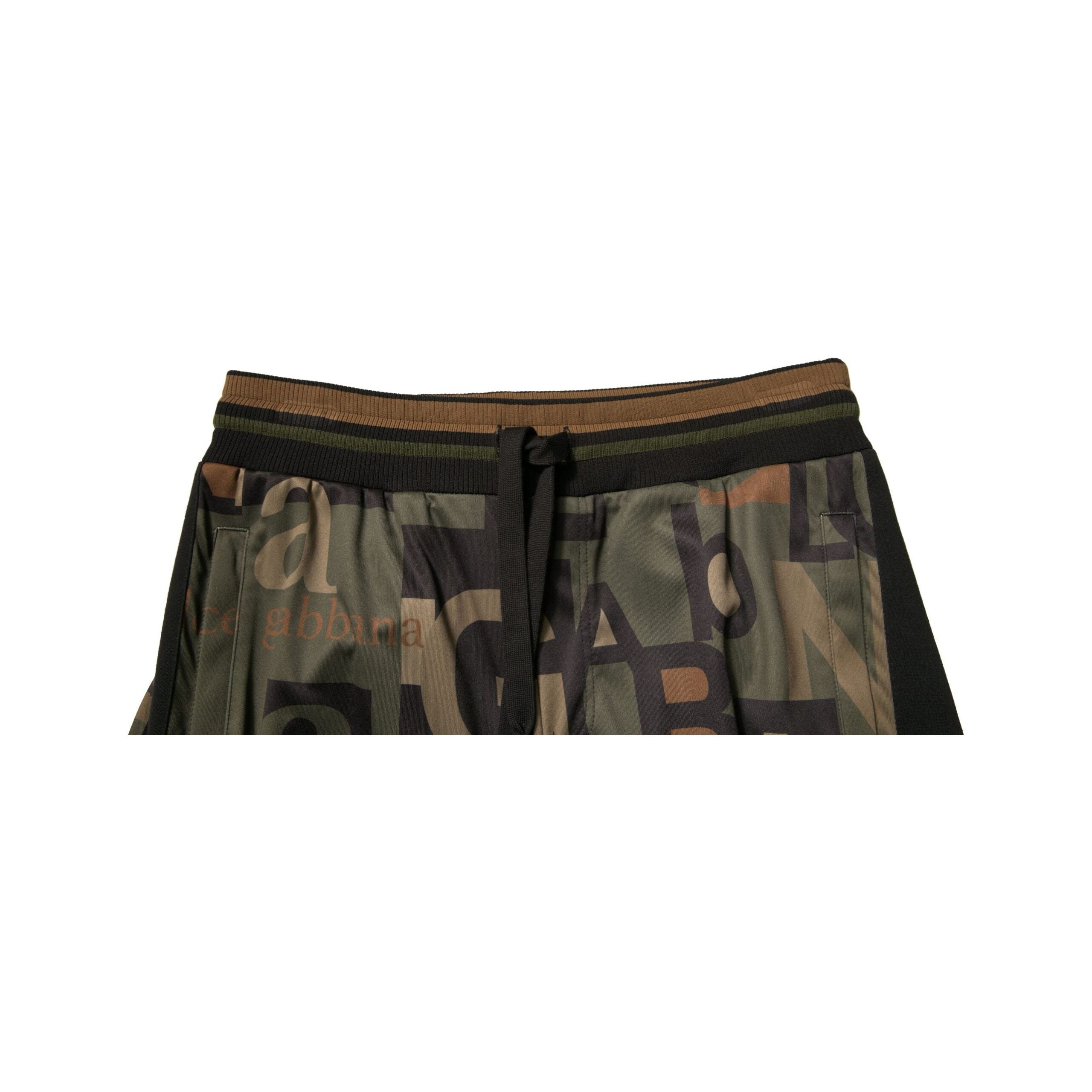 Dolce & Gabbana Multicolor Cotton Cargo Jogger Pants