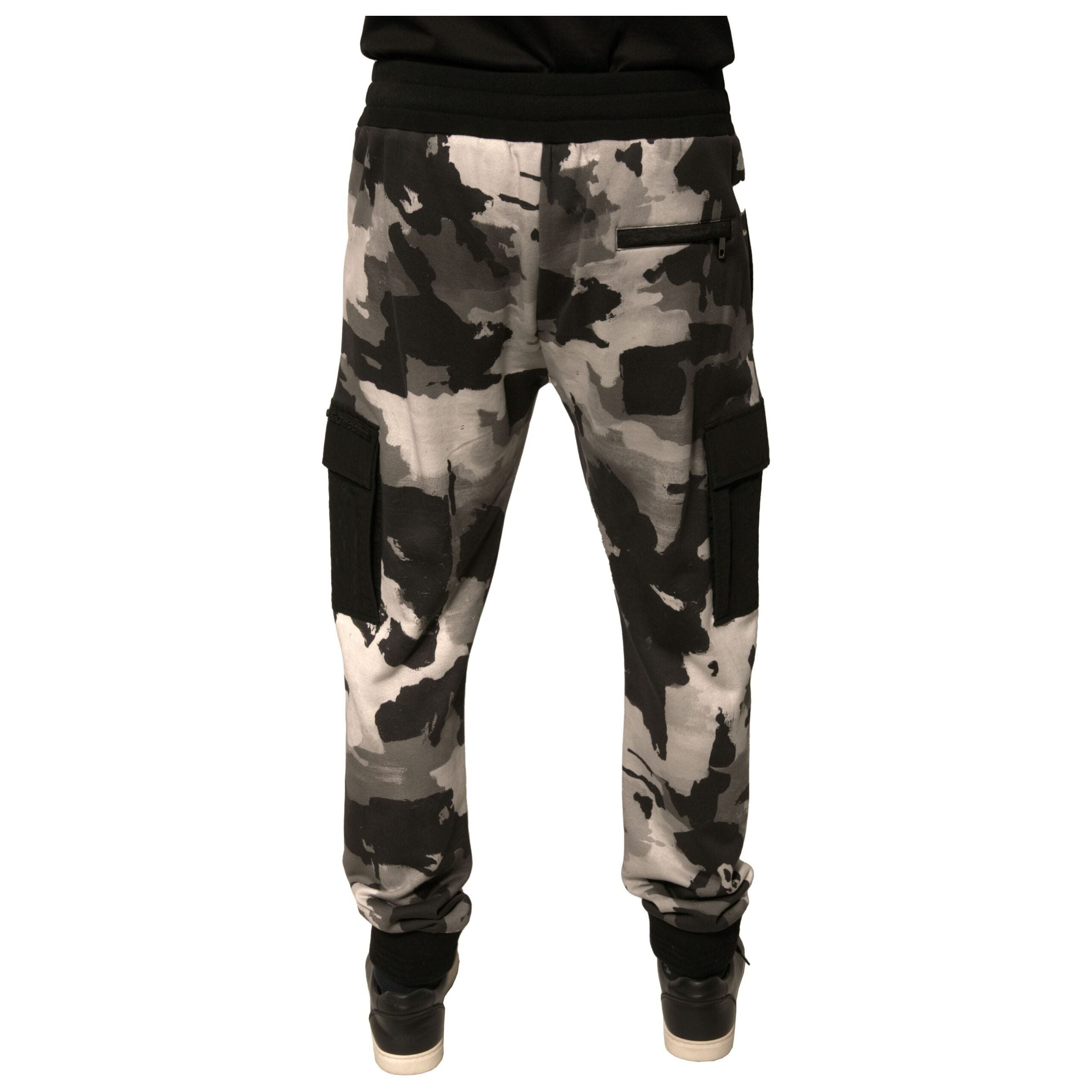 Dolce & Gabbana Multicolor Cotton Cargo Jogger Pants