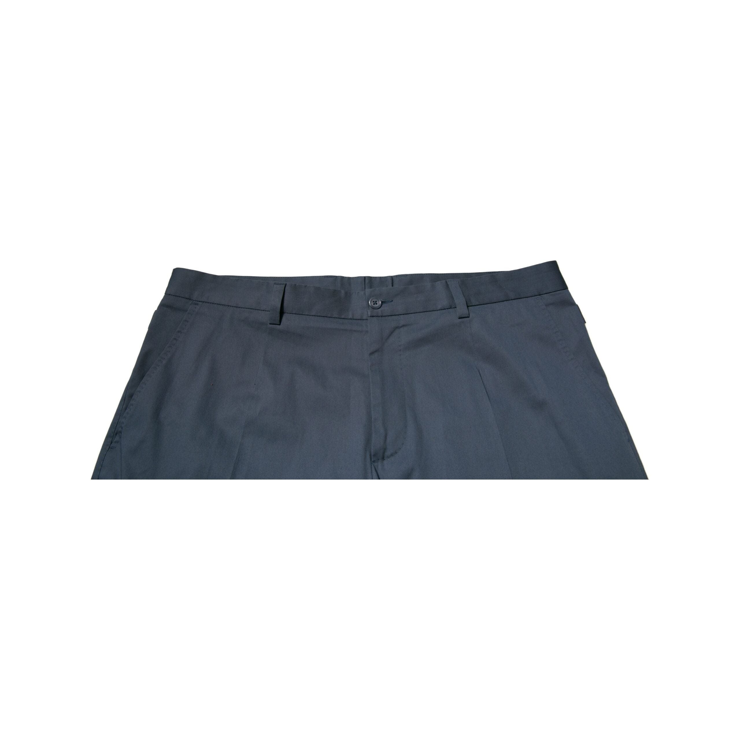 Dolce & Gabbana Blue Cotton Skinny Dress Pants