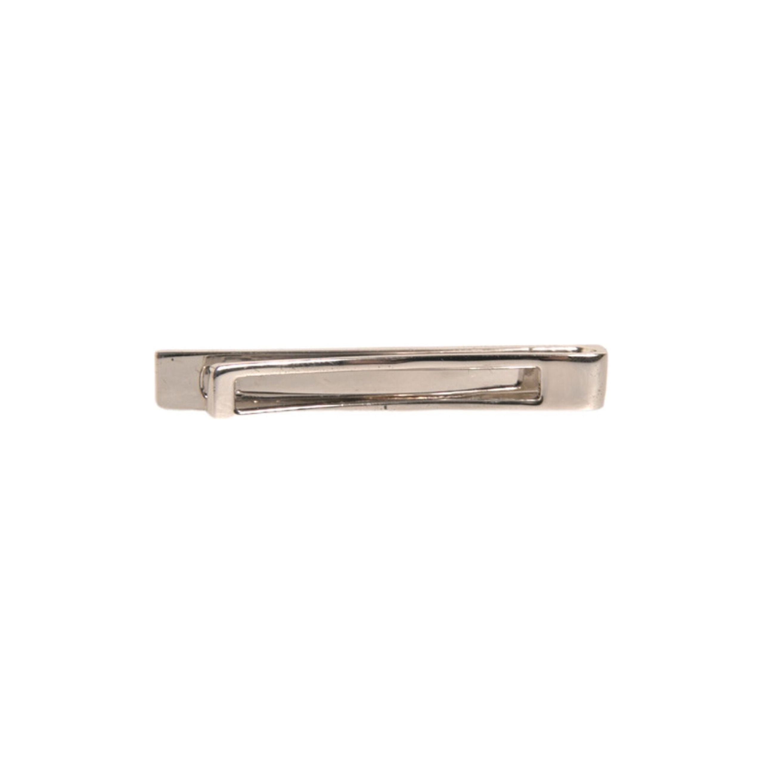 Dolce & Gabbana Silver Tone Brass Tie Clip Bar