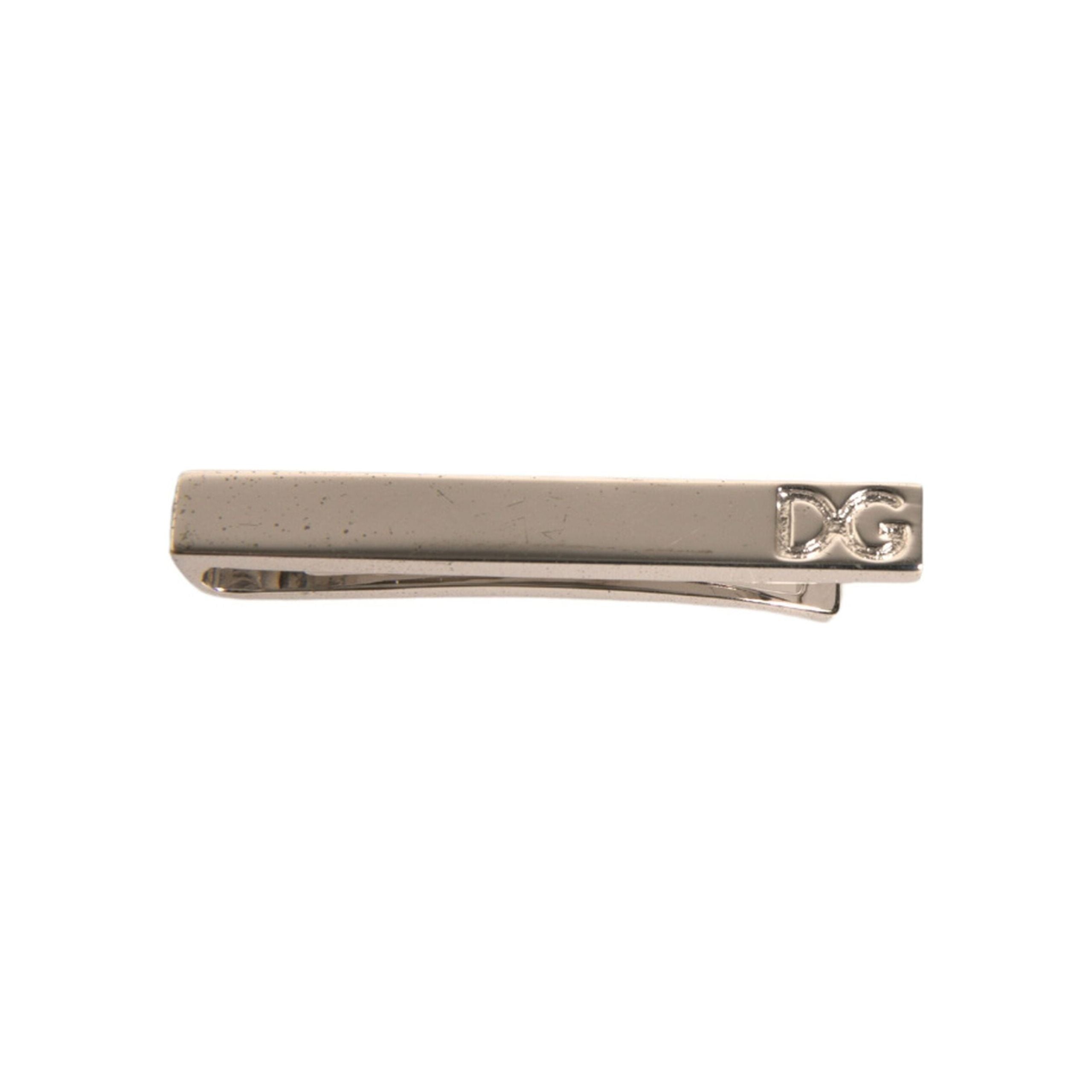 Dolce & Gabbana Silver Tone Brass Tie Clip Bar