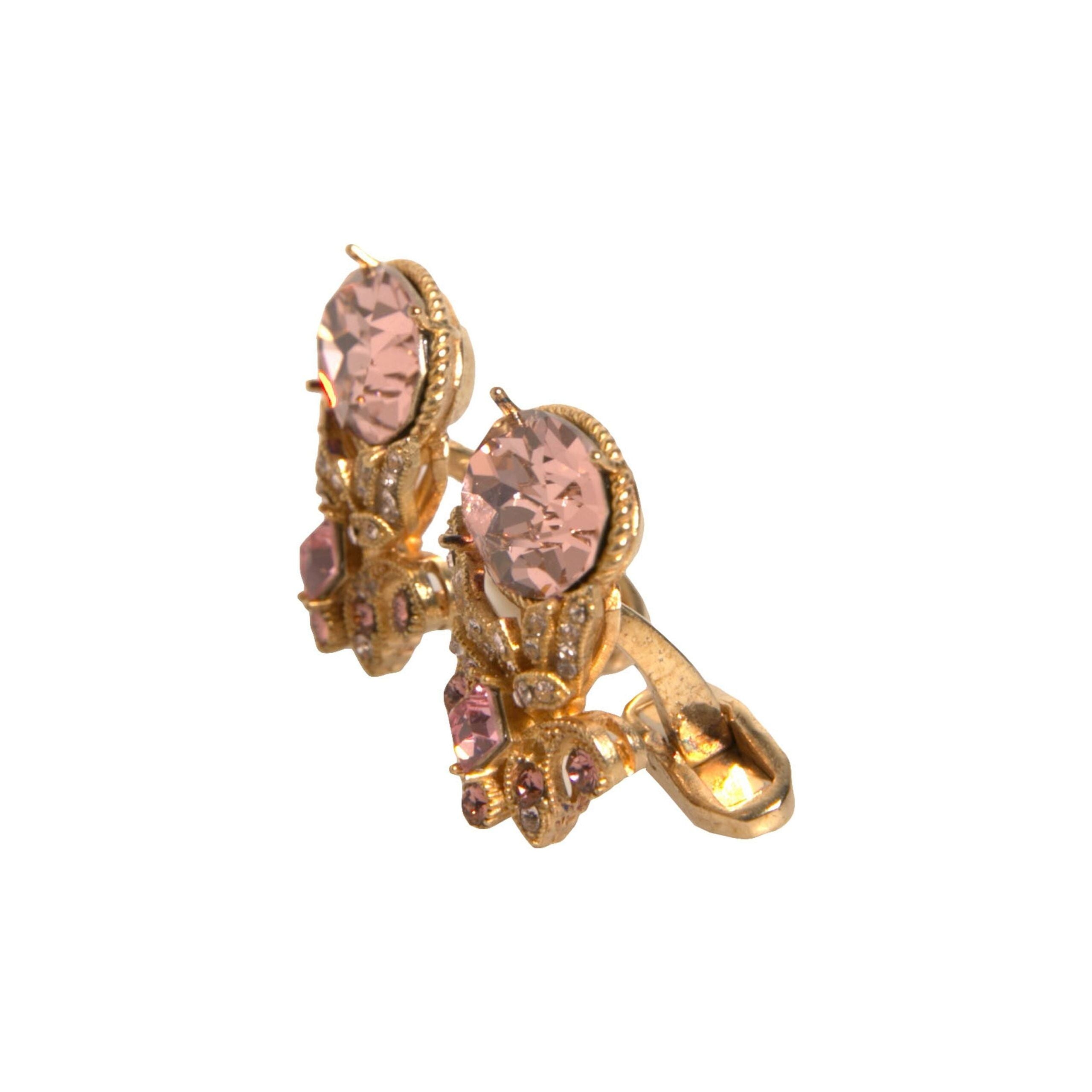 Dolce & Gabbana Gold Tone 925 Sterling Silver Cufflink