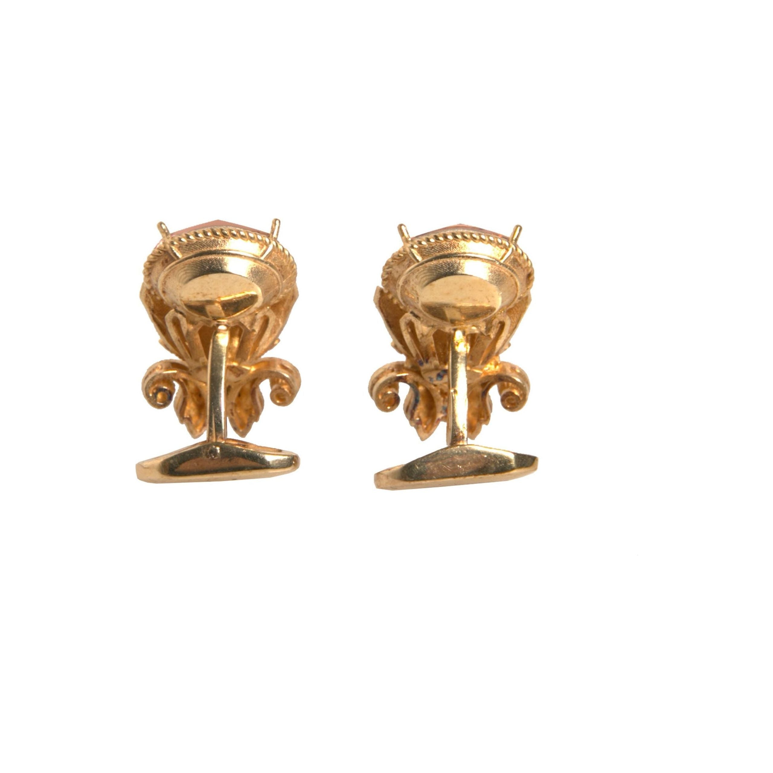 Dolce & Gabbana Gold Tone 925 Sterling Silver Cufflink