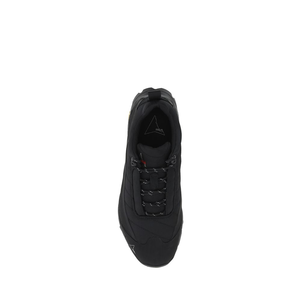ROA White Mesh Khatarina Sneakers - Contemporary Luxury Footwear