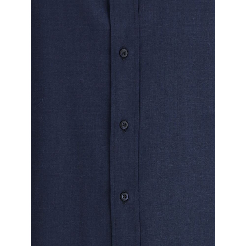 Brunello Cucinelli White Cotton Shirt for Timeless Elegance