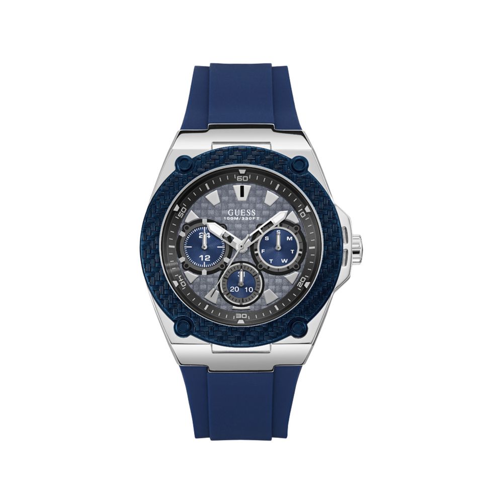 Guess Blue Silicone Watch - Timeless Elegance Redefined