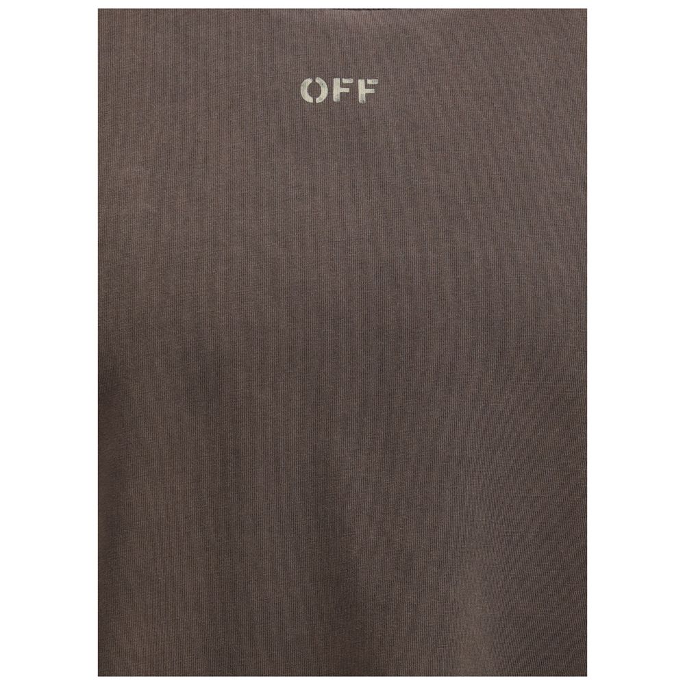 Off-White Black Cotton Martyrdom Arrow Skate T-Shirt