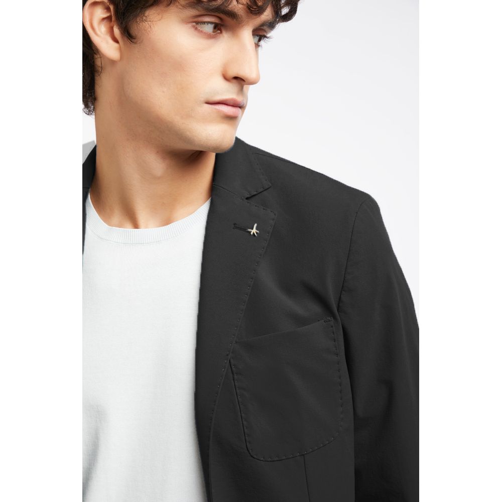 AT.P.CO Black Wool Blazer - Contemporary Elegance Redefined