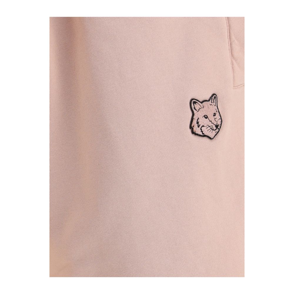 Maison Kitsuné Grey Premium Cotton Tracksuit Shorts