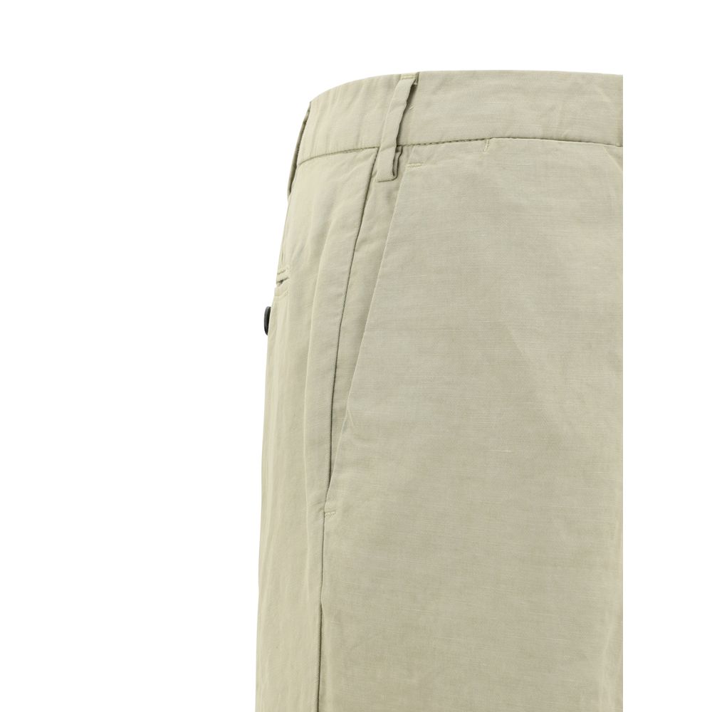 Germano Beige Linen Pants for Timeless Elegance and Comfort