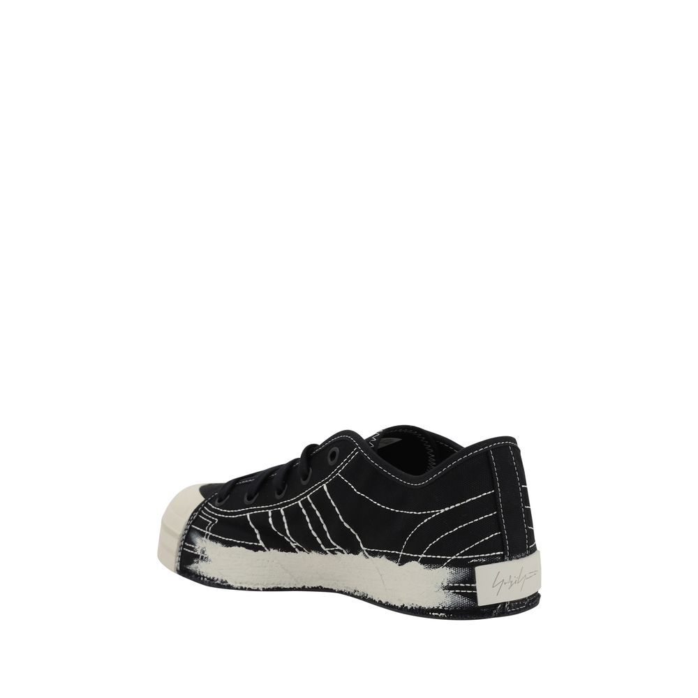 Y-3 White Canvas Sneakers: Elevated Style Meets Timeless Design