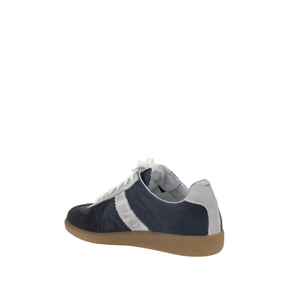 Margiela Grey Suede Sneakers for Elevated Contemporary Style