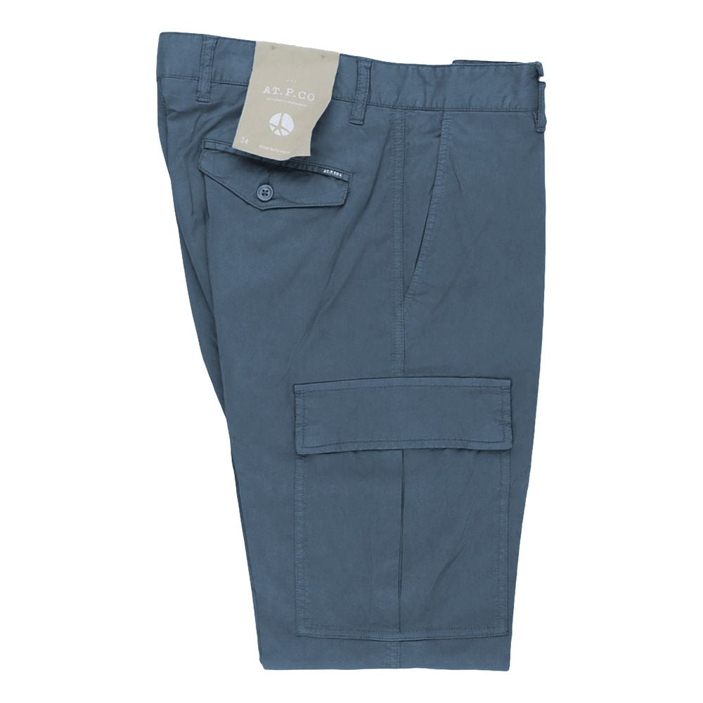 AT.P.CO Light Blue Cotton Jeans for Elevated Style